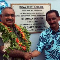 Olympic pool re-opens